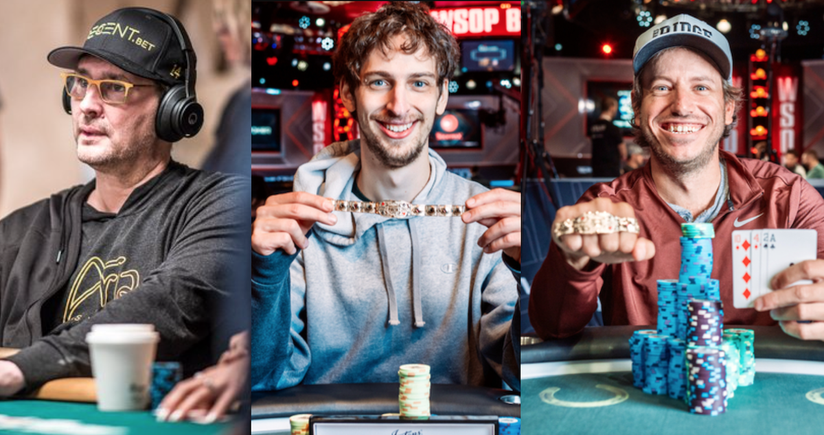 Daniel Zack, Phil Hellmuth and Daniel Weinman